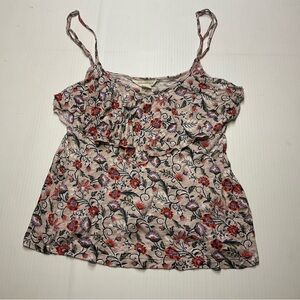 Aeropostale - Floral ruffled rayon cami tank Sz XS